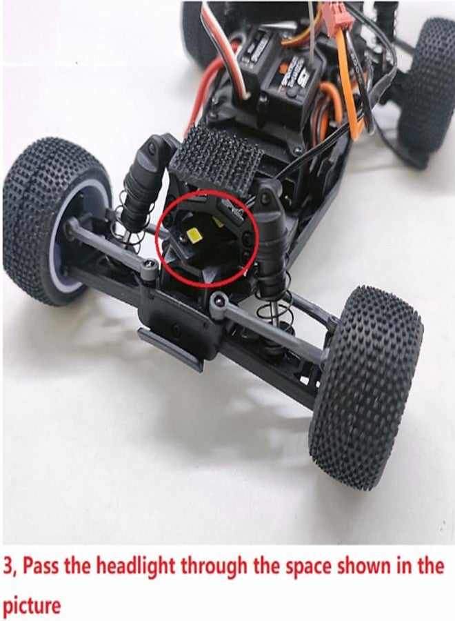 XinGeeek RC Front and Rear Lights Kits for Losi 1/28 Micro-T 2WD RC Car Specialty Headlight Taillights Set - Image 4